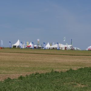 Zeltstadt der Öko-Feldtage 2017 auf der Domäne Frankenhausen