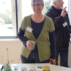 Karin Petzold-Treibert stand für Fragen rund um Honigsorten zur Verfügung