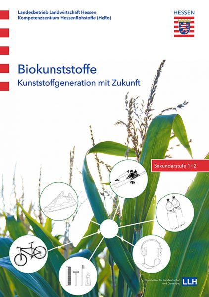 Titelblatt Broschüre: Biokunststoffe