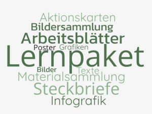Grafik: Lernpakete und Materialsammlung zum Thema Umweltbildung