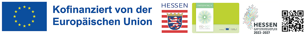 Logoleiste, quer: EU, Hessen, GAP, eip-agri