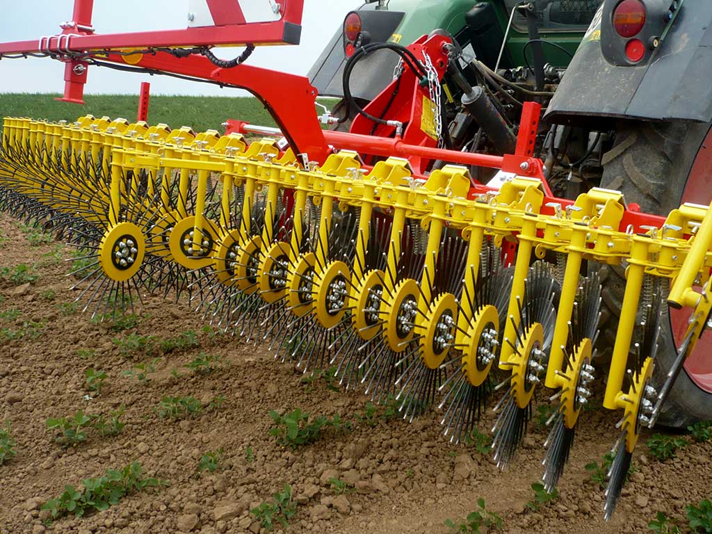 Detailaufnahme eines Rollstriegels