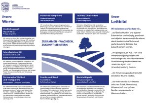 Leitbild des LLH, für barrierefreie Darstellung bitte die PDF "Leitbild" öffnen.